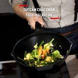  Chảo đúc cao cấp sâu lòng Tefal Robusto có miệng rót 28cm 