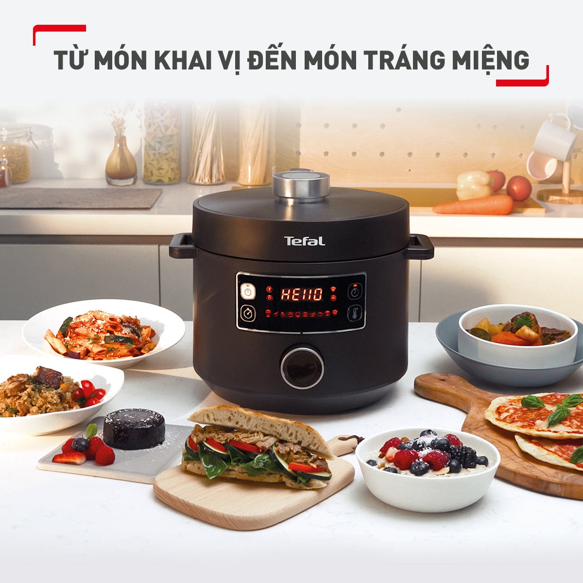 Nồi áp suất điện đa năng Tefal Turbo Cuisine 5L CY754830 – ảnh 6