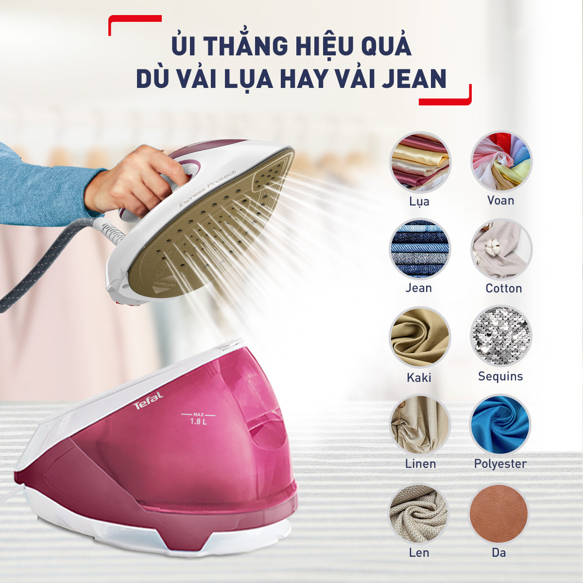 Bàn ủi hơi nước cao cấp Tefal SV9201E0 – ảnh 6