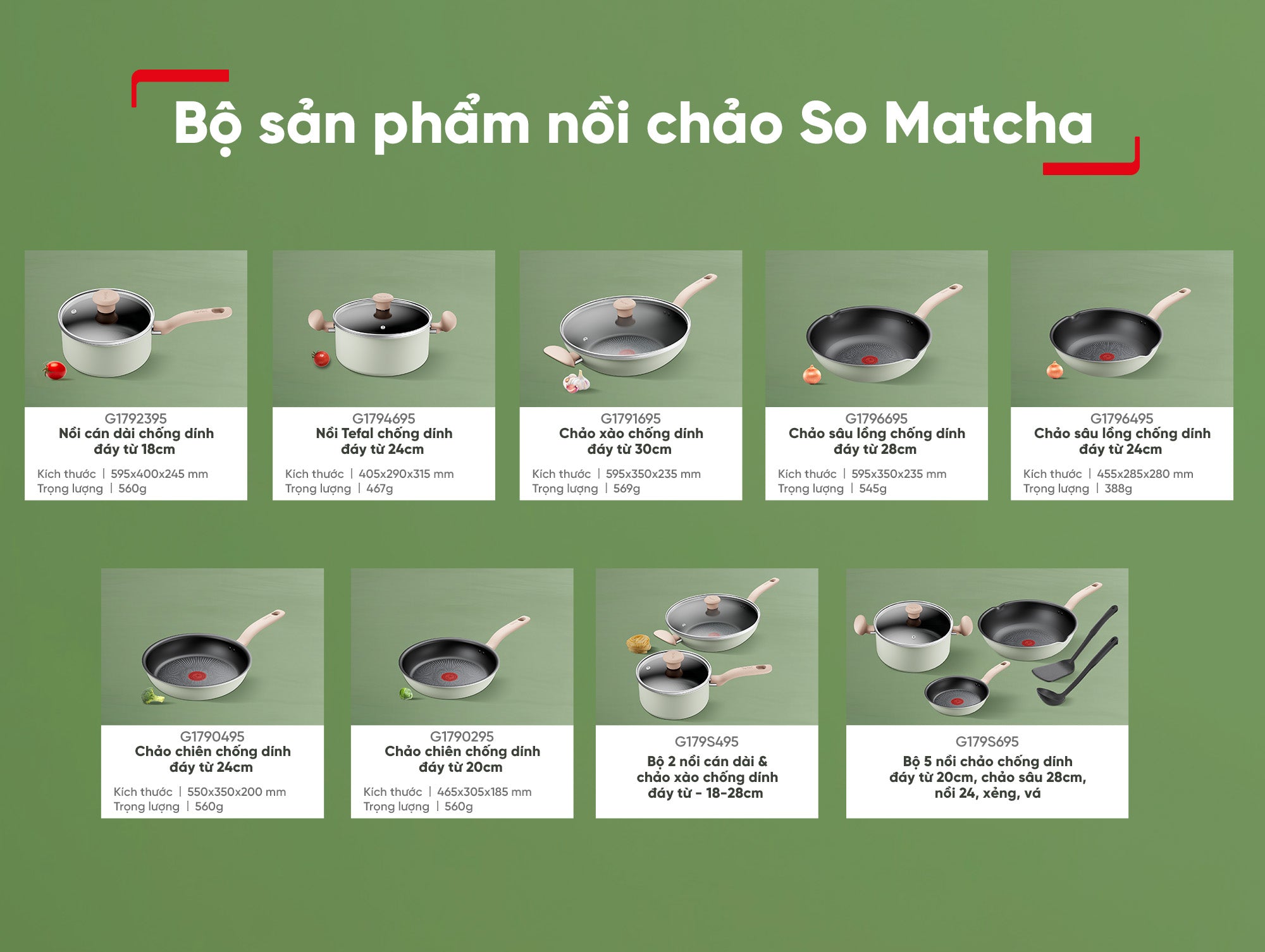 Nồi Tefal So Matcha 24cm G1794695 – ảnh 3