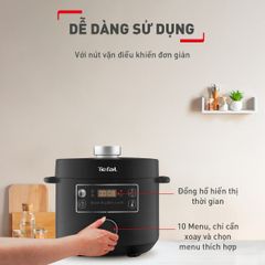 Nồi áp suất điện đa năng Tefal Turbo Cuisine 5L CY754830 ảnh 7