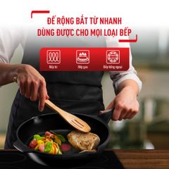 Chảo đúc cao cấp sâu lòng Tefal Robusto có miệng rót 28cm ảnh 8