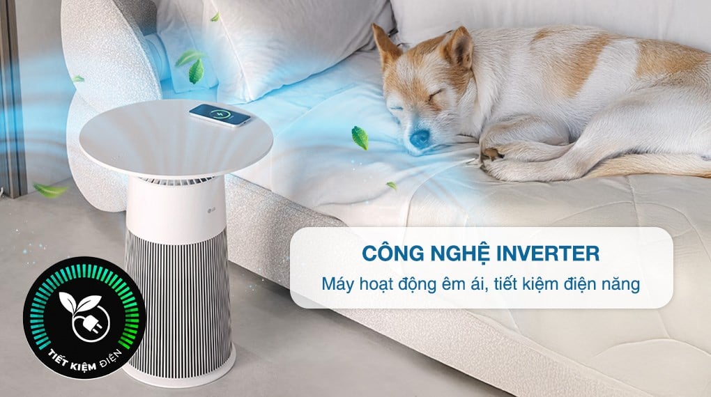 Máy lọc không khí LG PuriCare Aero Furniture AS20GPWU0 màu trắng 28W – ảnh 6