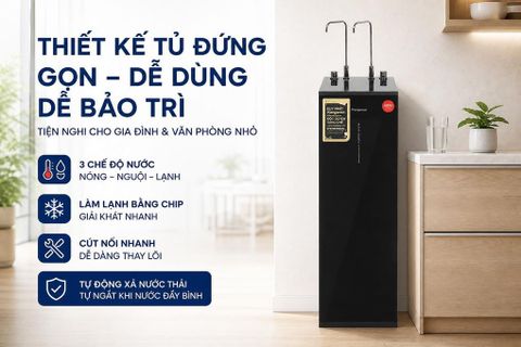 Máy lọc nước RO nóng nguội lạnh Hydrogen Kangaroo KG12S2H4 12 lõi
