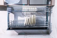 Giá bát đĩa nâng hạ điện thông minh nan Oval GrandX XL.80EM1 ảnh 9