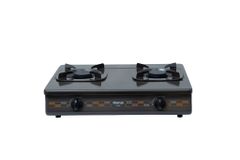 Bếp gas dương Rinnai RV-260(G)N 590mm 2 lò nấu, mặt thép phủ men ảnh 1