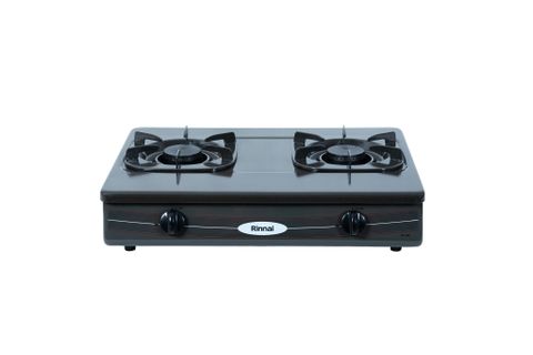 Bếp gas dương Rinnai RV-360(GM)N 590mm 2 lò nấu, mặt thép phủ men