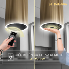 Máy hút mùi đảo 38cm Malloca Monogold K382G ảnh 6