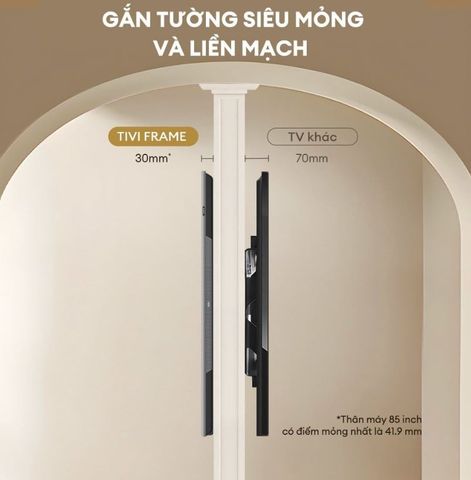 Google Tivi QLED Khung Tranh Coocaa 4K 65 Inch 65LN7000G