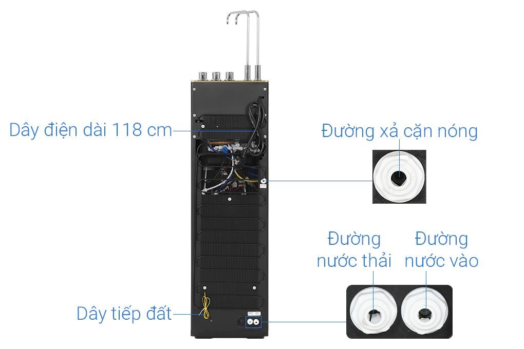 Máy lọc nước Mutosi MP-P88N - hình ảnh thực tế Máy lọc nước Mutosi MP-P88N - hình ảnh thực tế