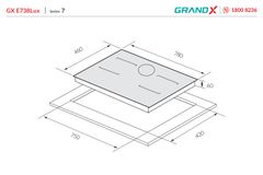 Bếp điện từ GX E738LUX ảnh 2