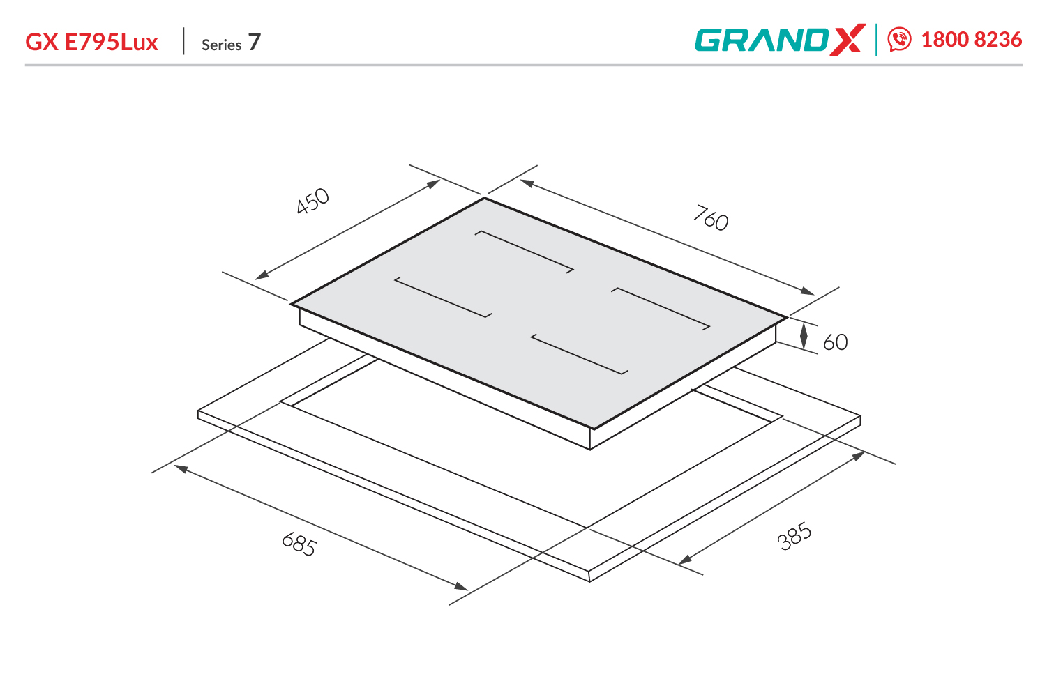 Bếp từ GX E795LUX Series 7 – ảnh 8