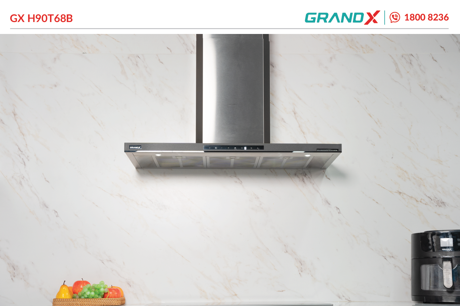 Hút mùi GX H90C68B / GX H90T68B – ảnh 2