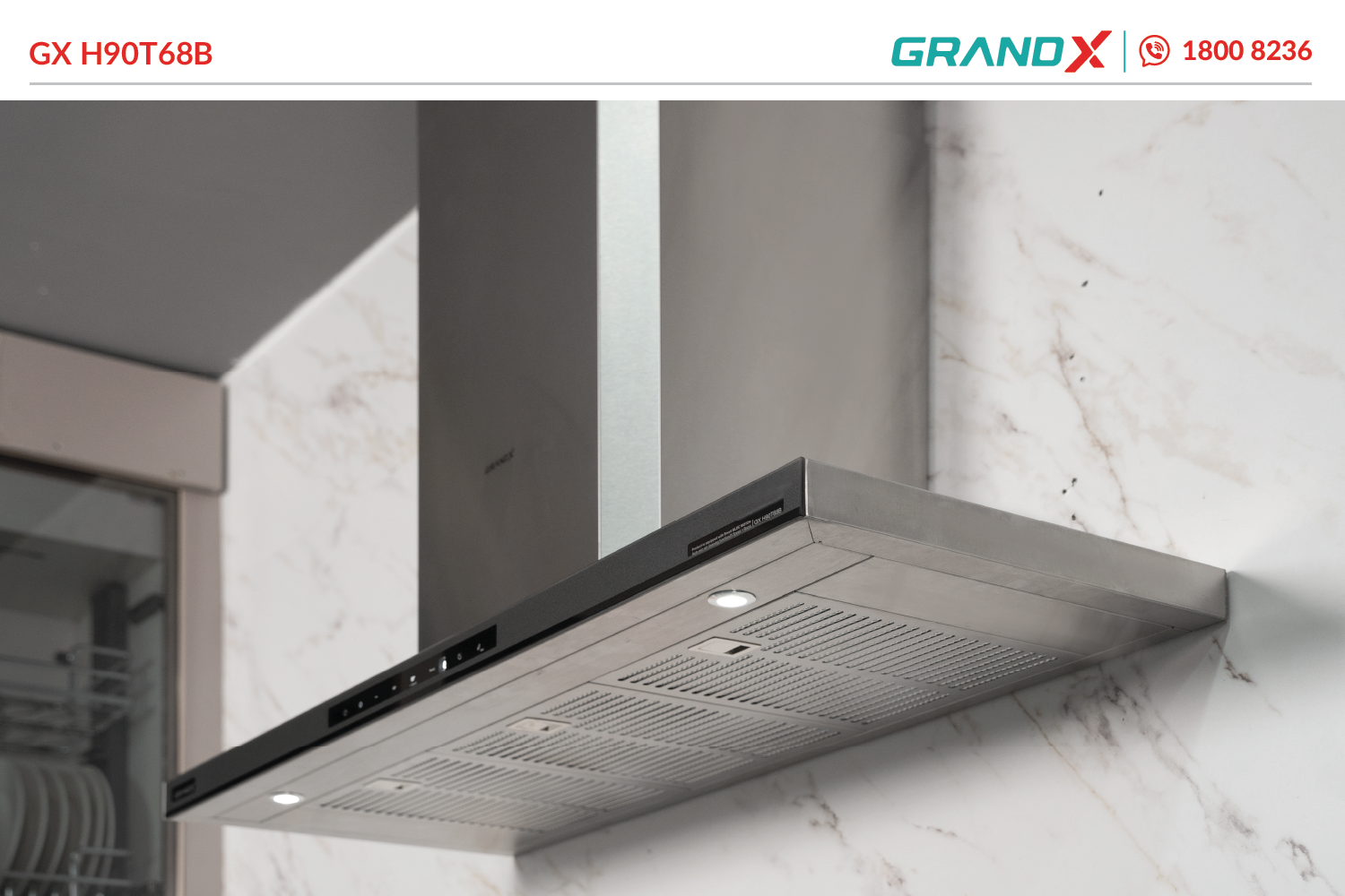 Hút mùi GX H70C68B / GX H70T68B – ảnh 8