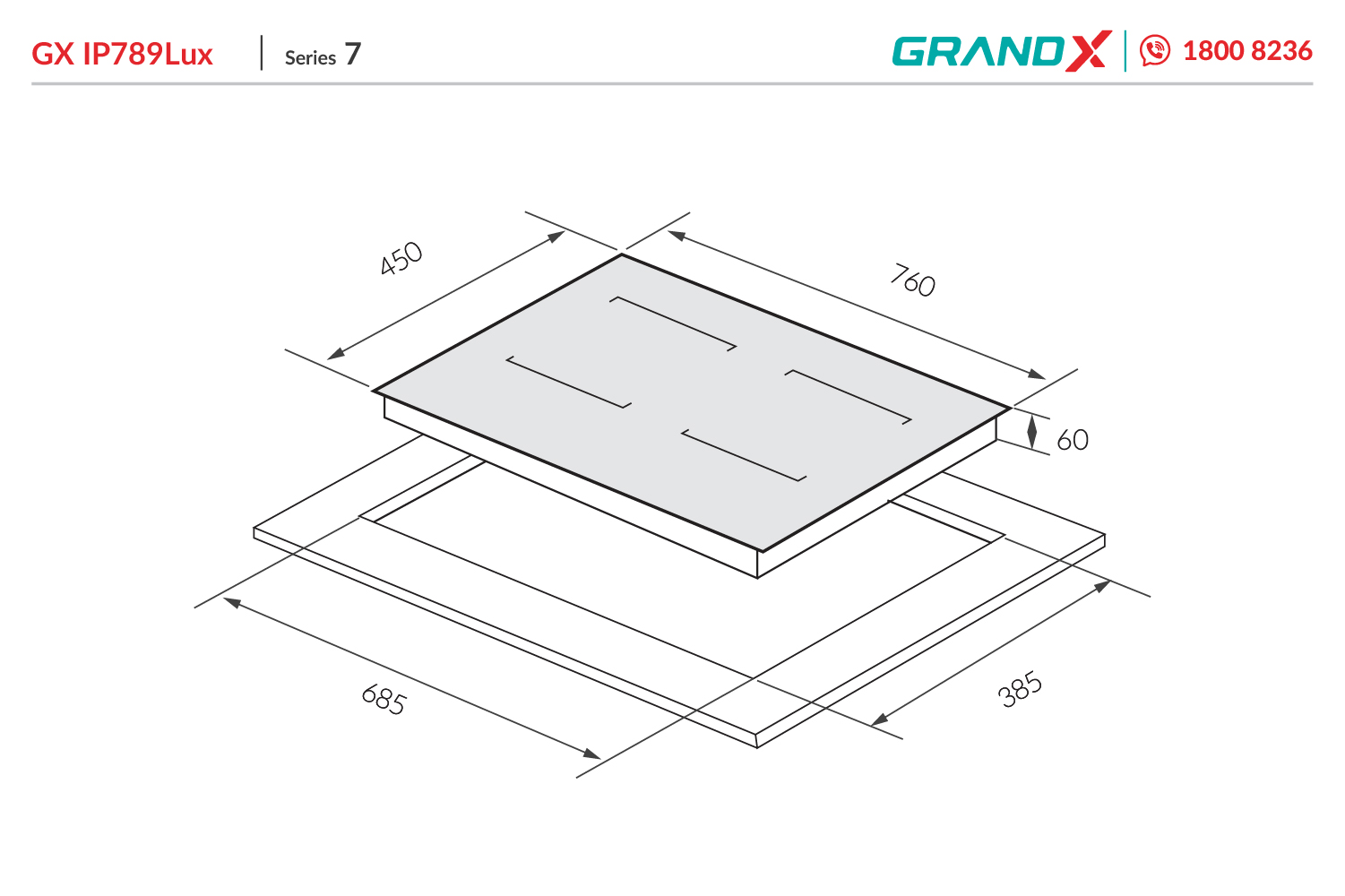 Bếp từ GX IP789LUX – ảnh 2