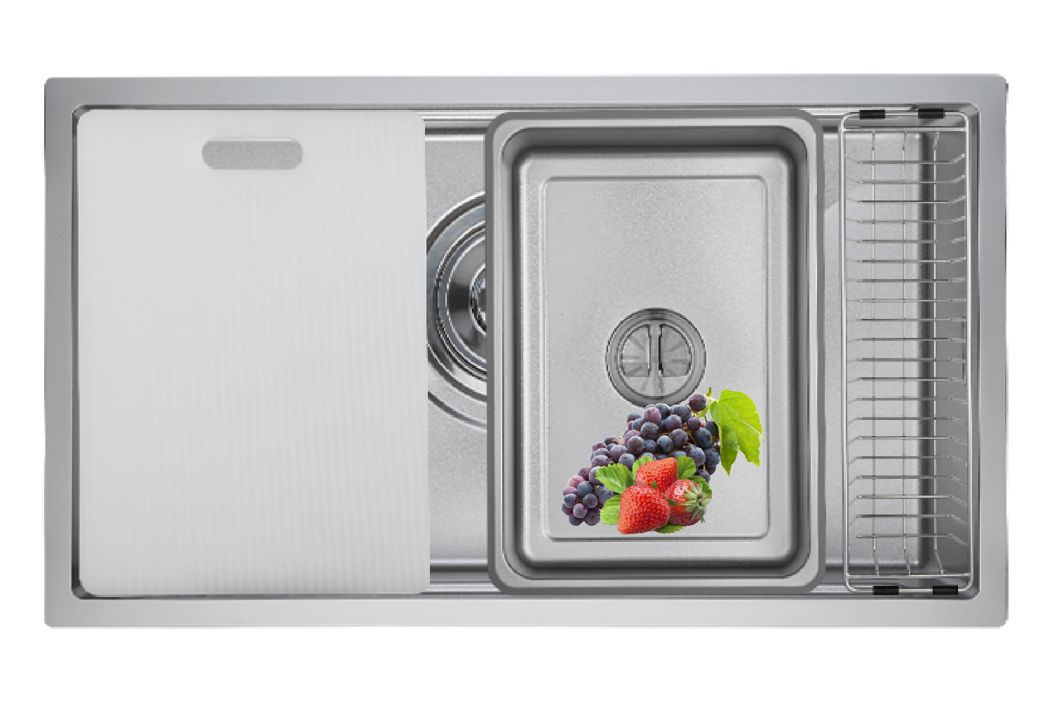 Chậu rửa bát GX6845V Volcano