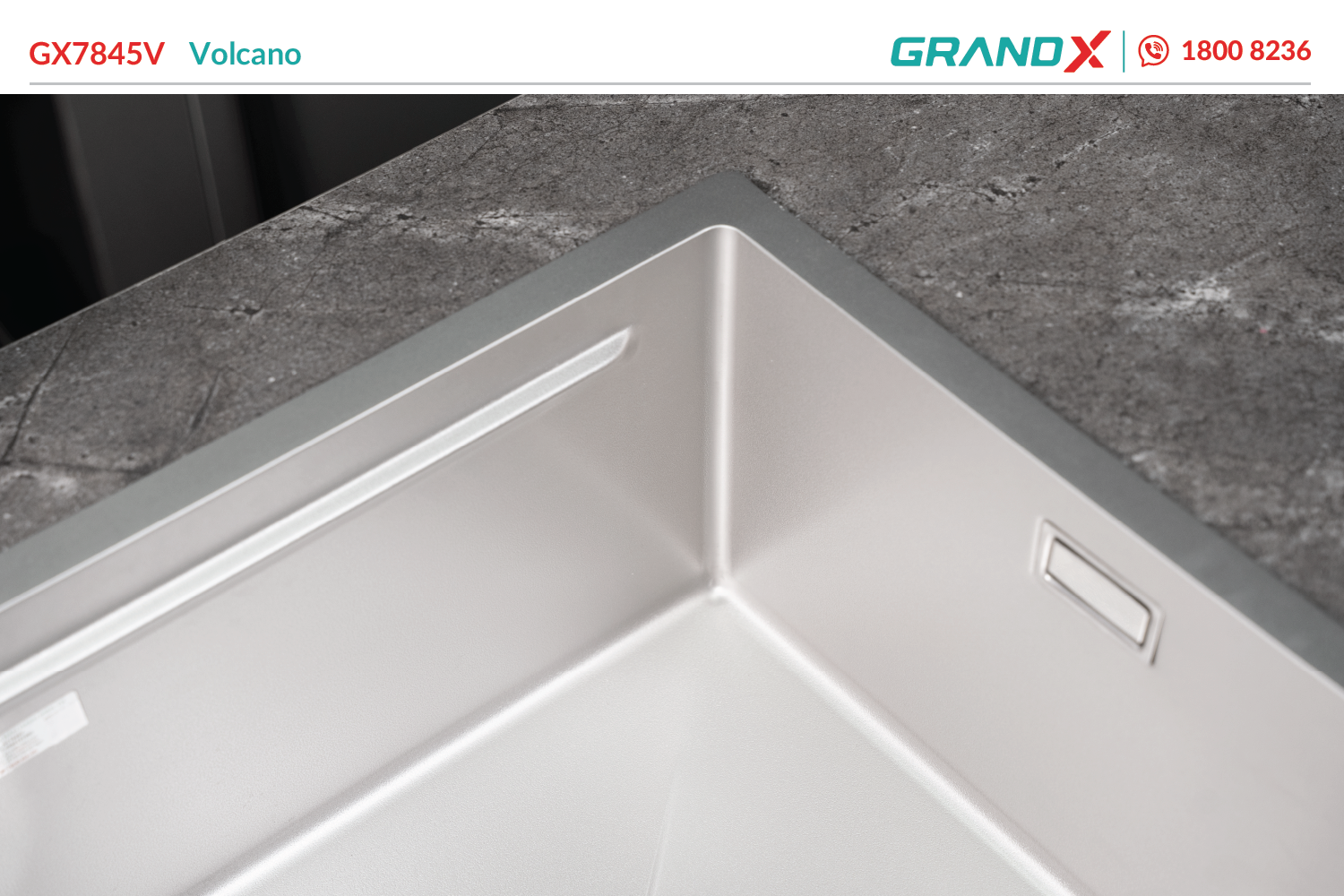 Chậu rửa bát GX7845V Volcano – ảnh 6
