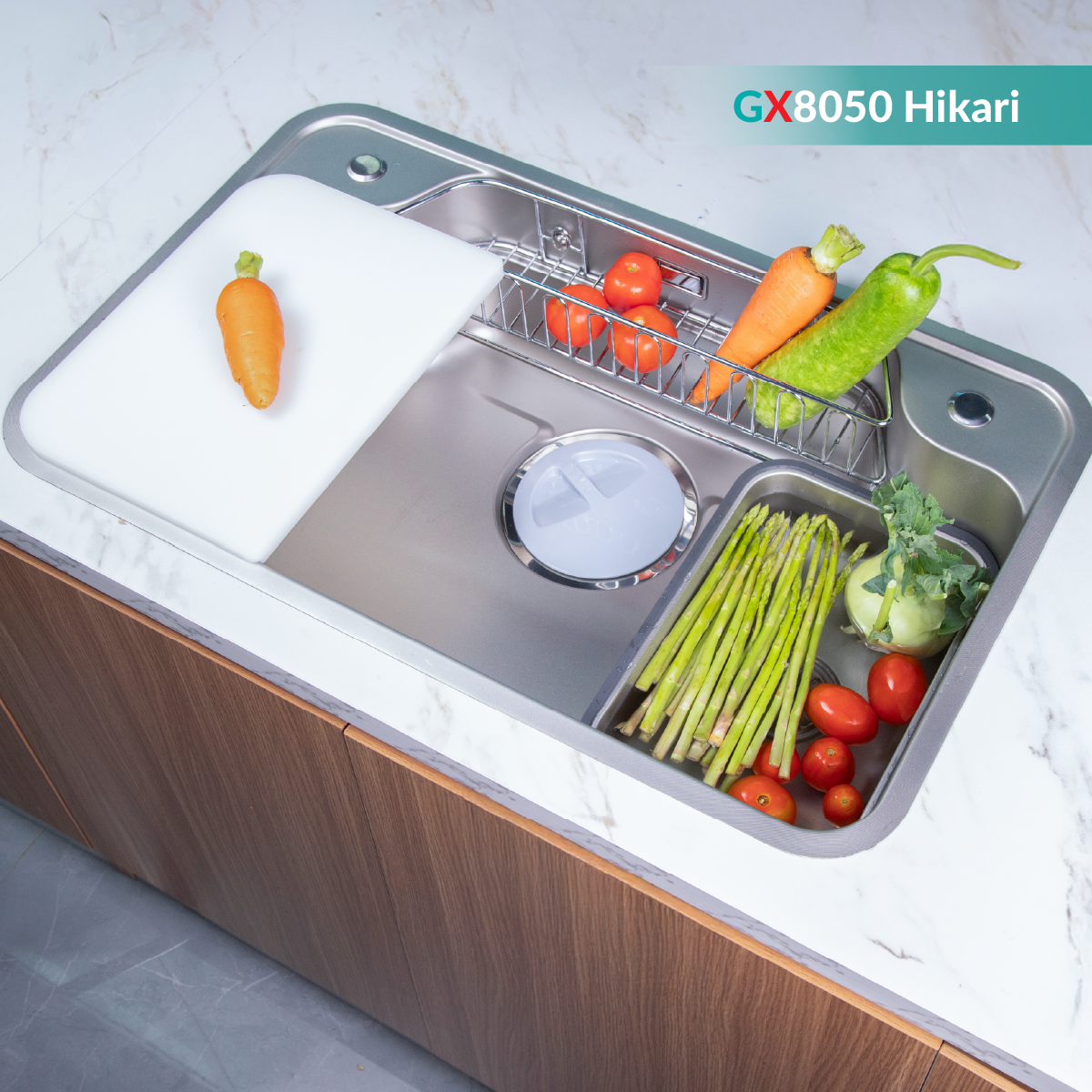 Chậu rửa bát GX8050JP Hikari – ảnh 4