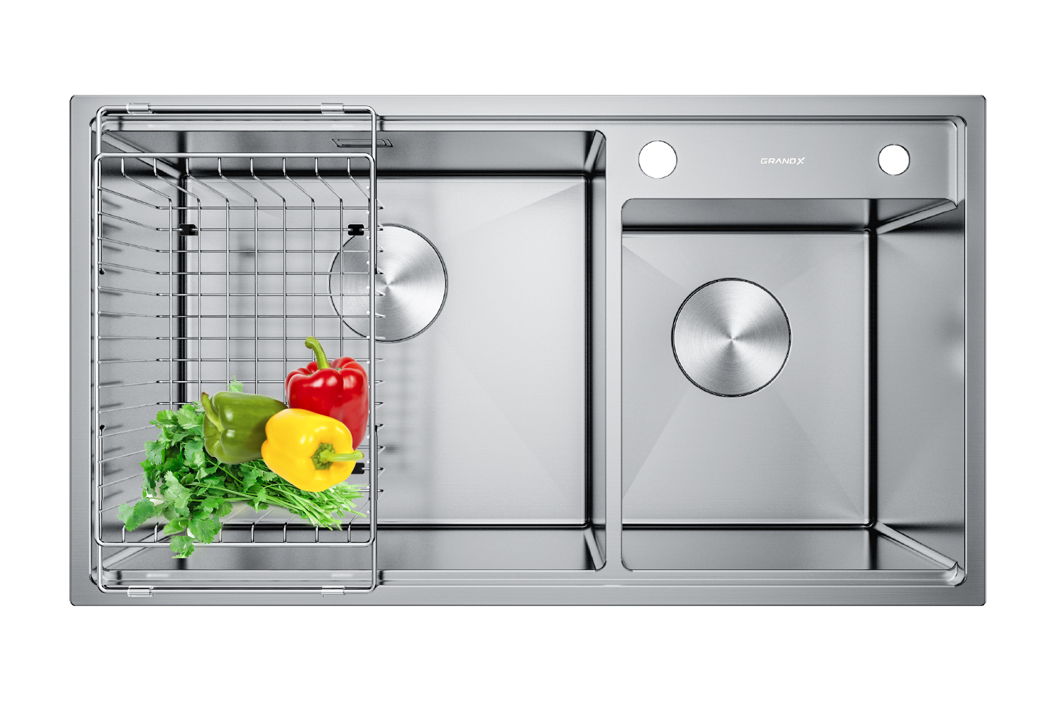 Chậu rửa bát GX8648DS smooth