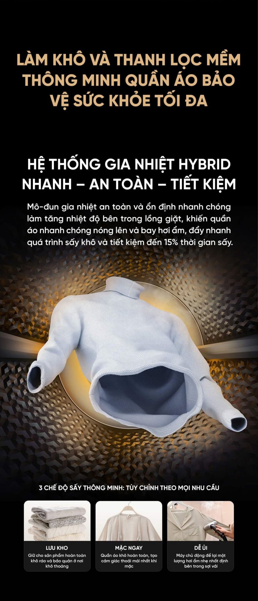 Máy sấy quần áo Xiaomi Mijia H100MJ103 2025 sấy 10kg Sấy Bơm Nhiệt – ảnh 6