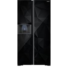 Tủ lạnh Hitachi Inverter 637 lít Side by Side HRSN9698ESICGDVN Kính kim cương
