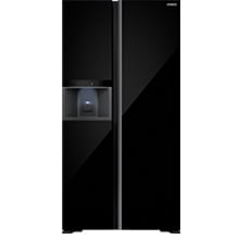 Tủ lạnh Hitachi HRSN9698ESICGBKVN Inverter 637 lít Side by Side Kính đen