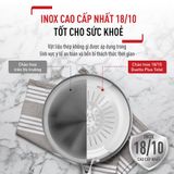  Chảo chiên Inox cao cấp Tefal Duetto Plus 24cm/26cm/28cm 
