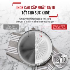 Chảo chiên Inox cao cấp Tefal Duetto Plus 24cm/26cm/28cm ảnh 3