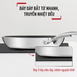  Chảo chiên Inox cao cấp Tefal Duetto Plus 24cm/26cm/28cm 