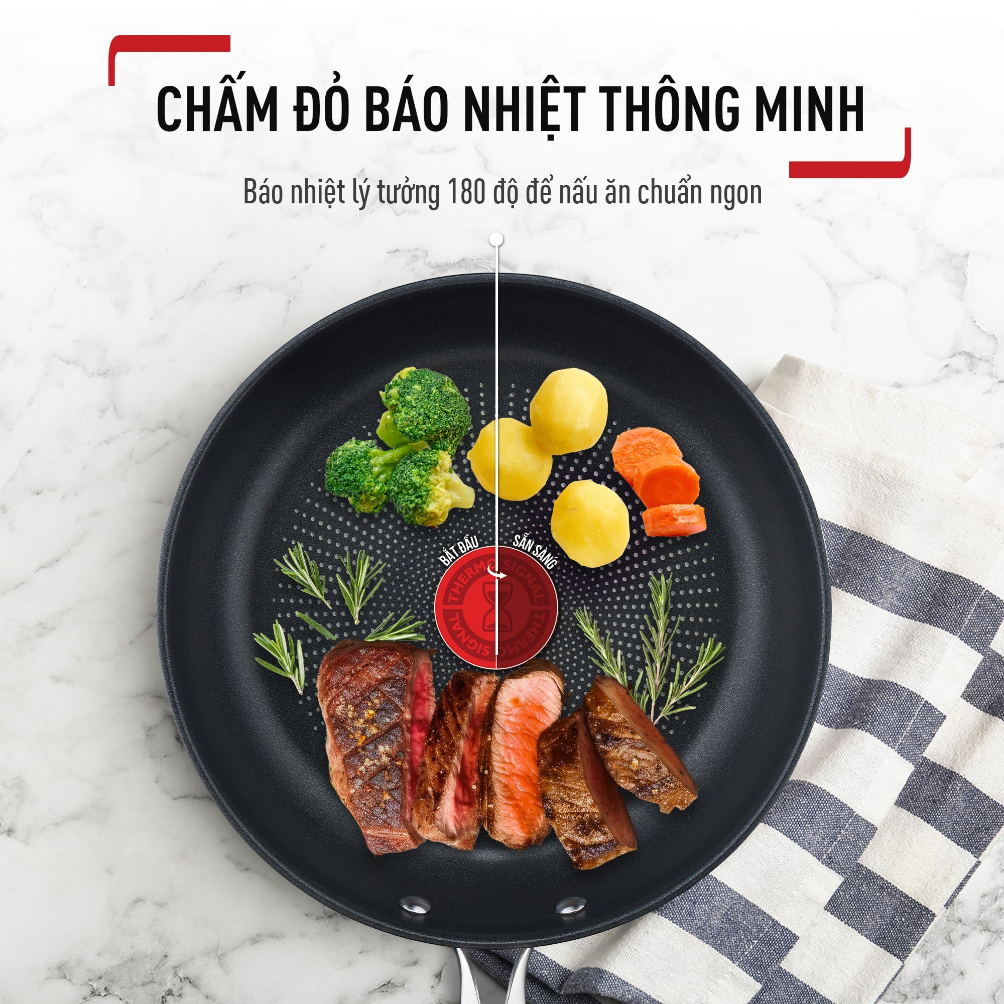Chảo chiên Inox cao cấp Tefal Duetto Plus 24cm/26cm/28cm – ảnh 8