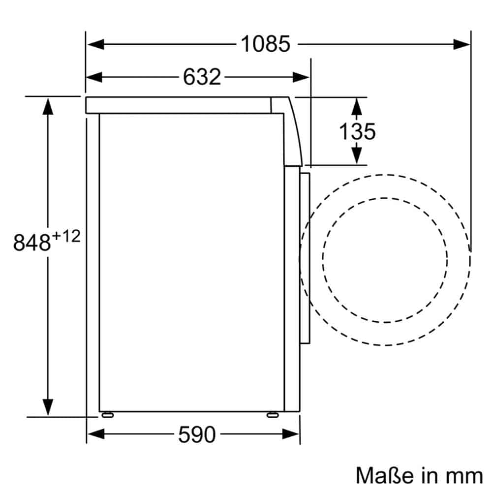 Máy giặt Bosch WAV28E43 Series 8 Cửa Trước 9Kg – ảnh 1