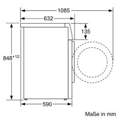 Máy Giặt Bosch WAV28E43 Series 8 Cửa Trước 9Kg ảnh 7