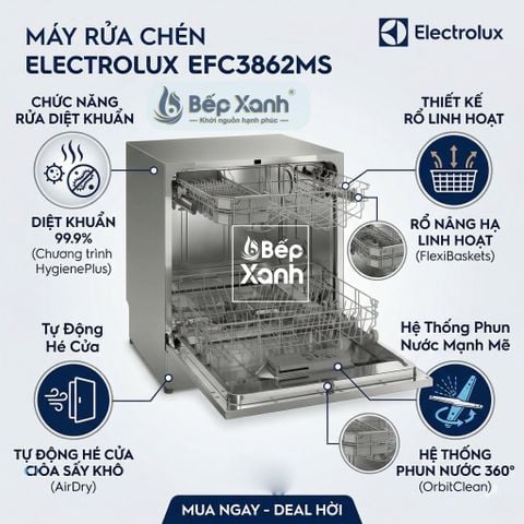 Máy rửa bát Electrolux EFC3862MS – ảnh 2