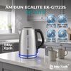  Ấm đun siêu tốc cao cấp Ecalite EK-G1723S (1.7L), thiết kế đẹp 