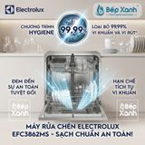  EFC3862MS | Máy Rửa Chén Electrolux 8 Bộ (Màu Bạc) - Công Nghệ AirDry 