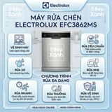  EFC3862MS | Máy Rửa Chén Electrolux 8 Bộ (Màu Bạc) - Công Nghệ AirDry 