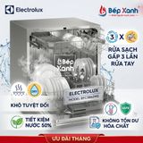  EFC3862MS | Máy Rửa Chén Electrolux 8 Bộ (Màu Bạc) - Công Nghệ AirDry 