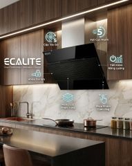 Máy hút mùi áp tường 70cm kính vát D-Smart Ecalite EHD-700VB ảnh 5