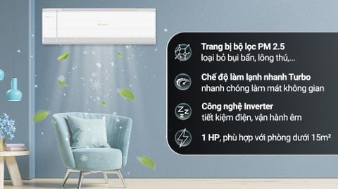 Máy lạnh 2 chiều Casper Inverter 1 HP XH-09IF35