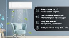 Máy lạnh 2 chiều Casper Inverter 1 HP XH-09IF35