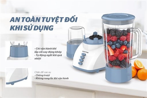 Máy xay sinh tố đa năng happytime HTD5113G xanh – ảnh 6
