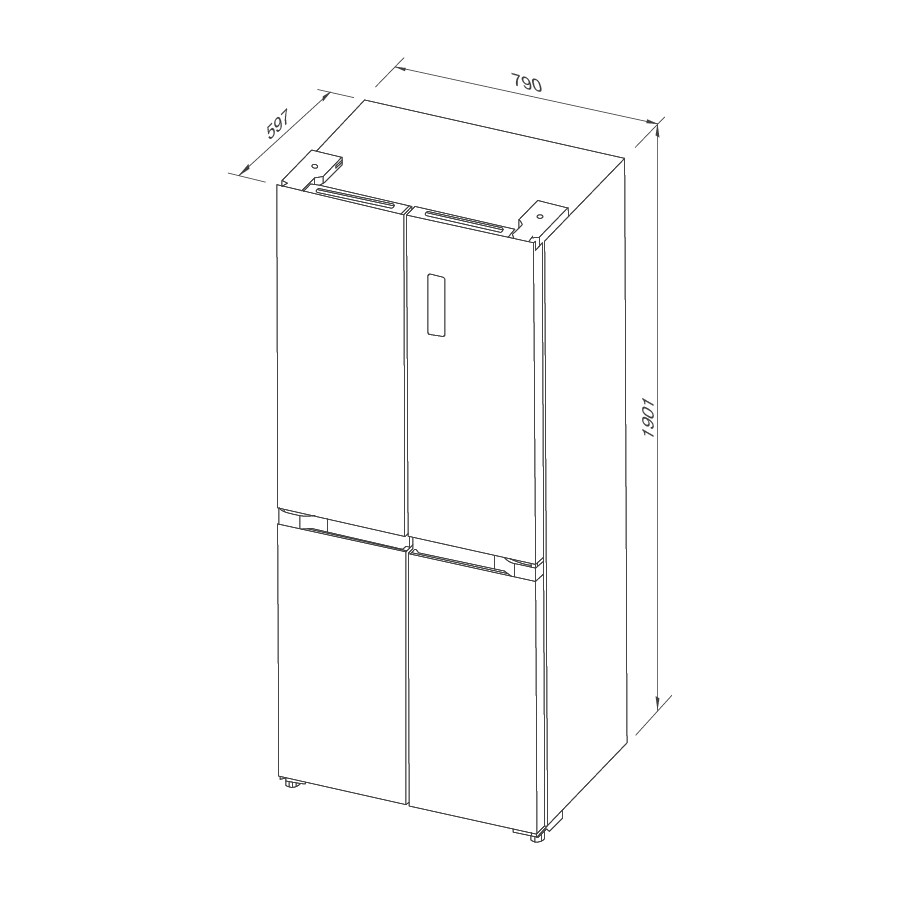 Tủ lạnh kitchen-fit 4 cánh 79cm 423L Malloca MF428SBI - Dung tích 423 lít và ngăn chuyển đổi của Malloca MF428SBI Tủ lạnh kitchen-fit 4 cánh 79cm 423L Malloca MF428SBI - Dung tích 423 lít và ngăn chuyển đổi của Malloca MF428SBI
