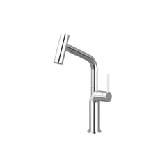 Vòi rửa chén nóng lạnh dây rút đồng thau chrome Malloca K2206CR ảnh 4