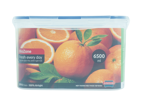Hộp bảo quản thực phẩm ngăn mát biozone 6500ML KB-CO6500P