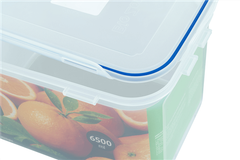 Hộp bảo quản thực phẩm ngăn mát biozone 6500ML KB-CO6500P ảnh 4