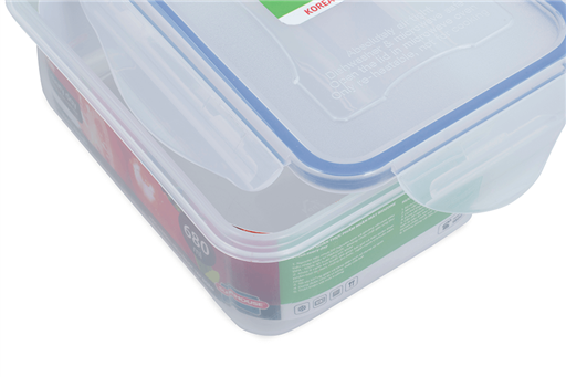 Hộp bảo quản thực phẩm ngăn mát biozone 680ML KB-CO680P – ảnh 4