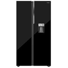 Tủ lạnh Hitachi Inverter 529 lít Side by Side HRSN9563DWGBVN Kính đen