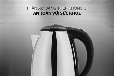 Ấm siêu tốc inox 1.8L happy time HTD1088