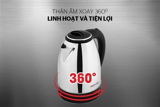 Ấm siêu tốc inox 1.8L happy time HTD1088 – ảnh 2