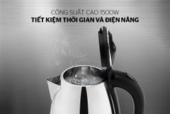 Ấm siêu tốc inox 1.5L happy time HTD1055 ảnh 3